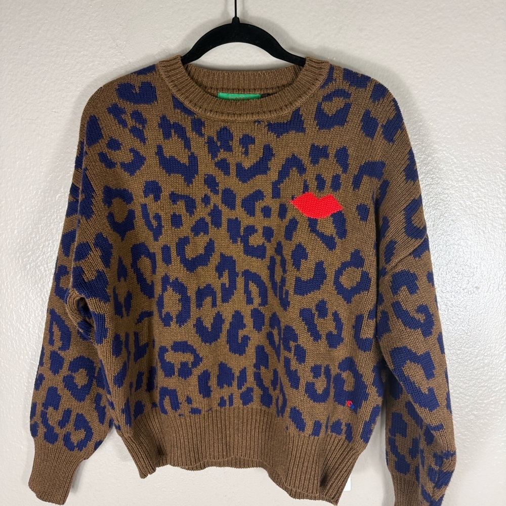 Clare V. Pablo Cat Sweater Leopard - Picture 6 of 9